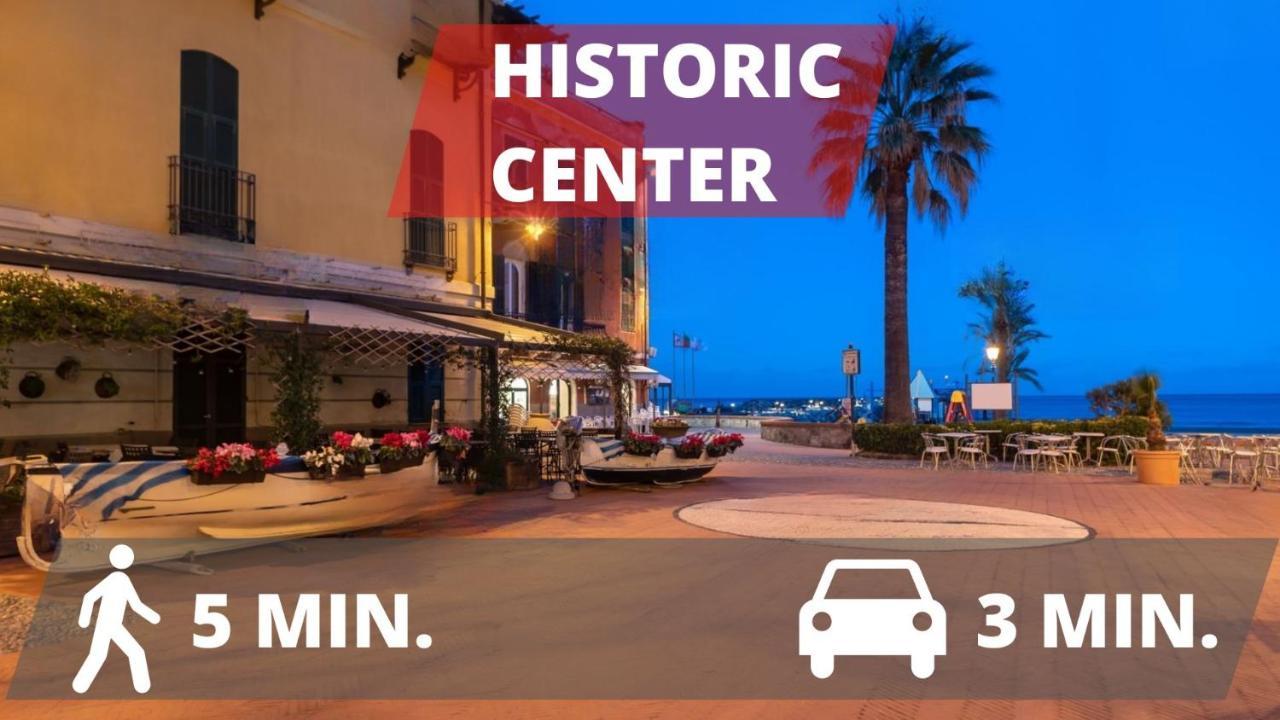 Vista Mare & 300Mt Da Spiaggia Con Freeparking E Ac ไลเกวญา ภายนอก รูปภาพ