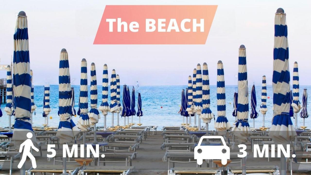 Vista Mare & 300Mt Da Spiaggia Con Freeparking E Ac ไลเกวญา ภายนอก รูปภาพ